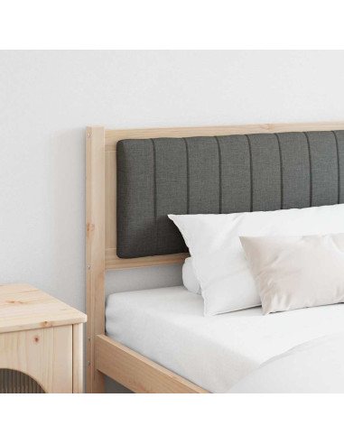 Testiera imbottita con testiera Marrone 200 cm Pino massello