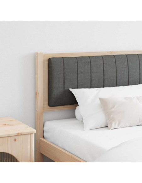 Testiera imbottita con testiera Marrone 200 cm Pino massello