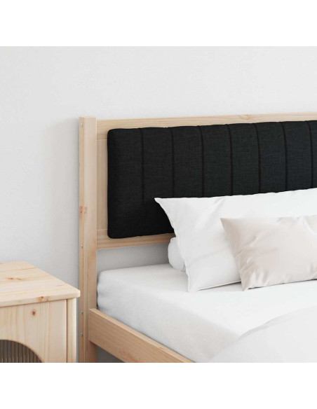 Testiera imbottita con testiera Marrone 200 cm Pino massello