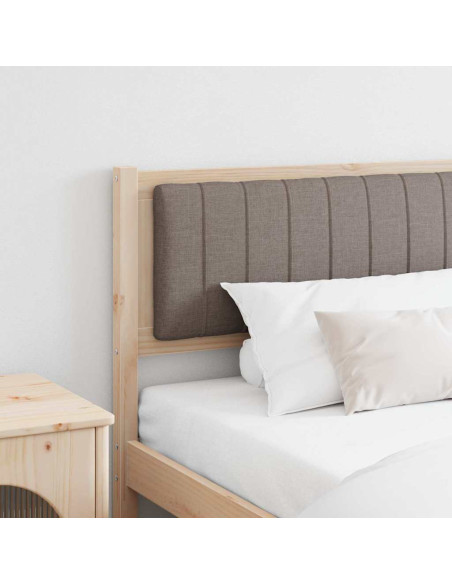 Testiera imbottita con testiera Marrone 200 cm Pino massello