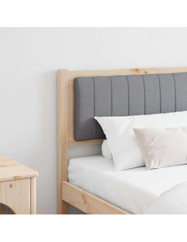 Testiera imbottita con testiera Marrone 180 cm Pino massello