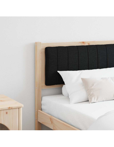 Testiera imbottita con testiera Marrone 180 cm Pino massello
