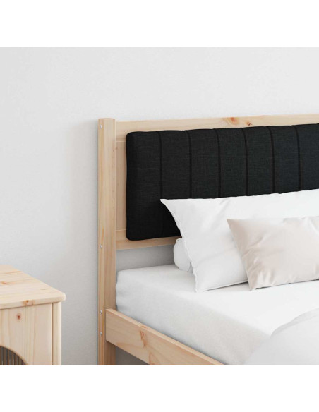 Testiera imbottita con testiera Marrone 180 cm Pino massello