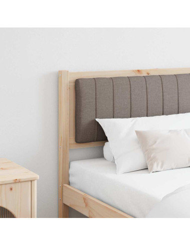 Testiera imbottita con testiera Marrone 180 cm Pino massello