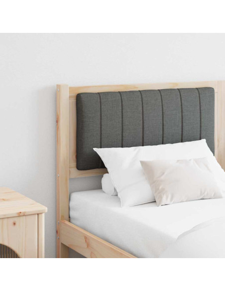 Testiera imbottita con testiera Marrone 160 cm Pino massello