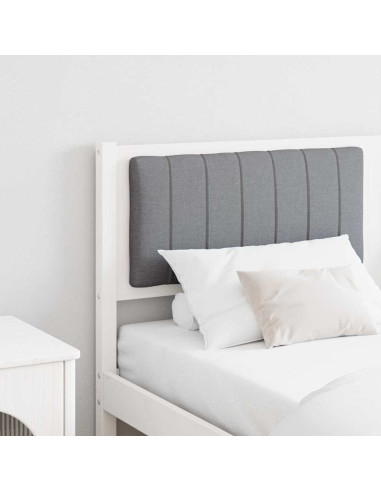 Testiera imbottita con testiera Bianco 160 cm Pino massello
