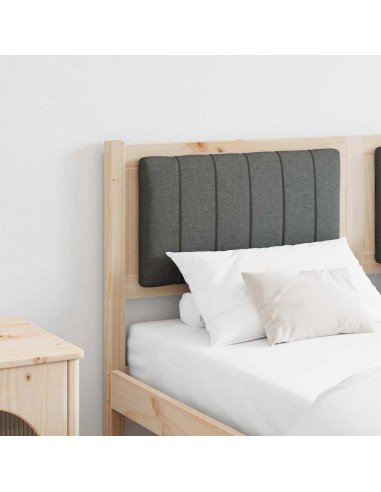 Testiera imbottita con testiera Marrone 140 cm Pino massello