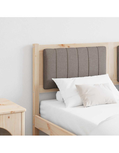 Testiera imbottita con testiera Marrone 140 cm Pino massello