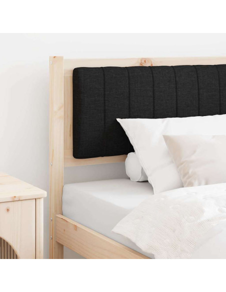Testiera imbottita con testiera Marrone 100 cm Pino massello