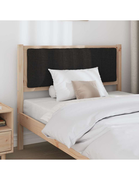 Testiera imbottita con testiera Marrone 100 cm Pino massello
