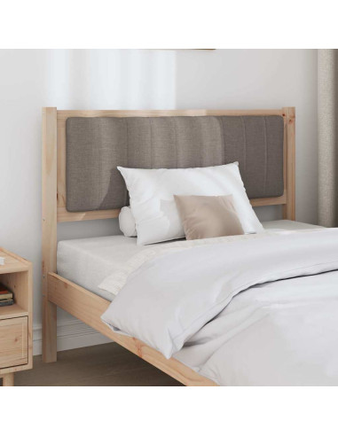 Testiera imbottita con testiera Marrone 100 cm Pino massello