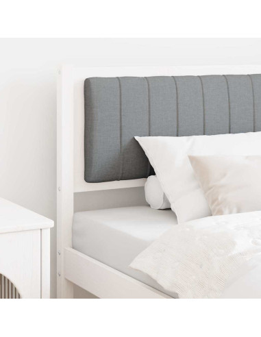 Testiera imbottita con testiera Bianco 100 cm Pino massello