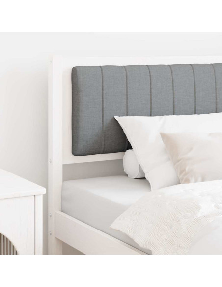 Testiera imbottita con testiera Bianco 100 cm Pino massello