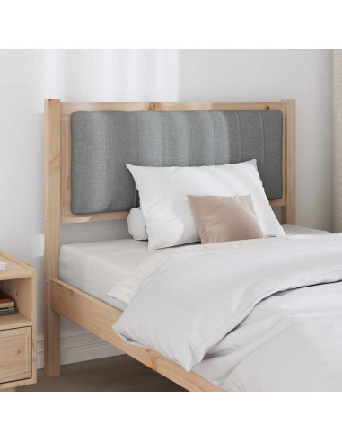 Testiera imbottita con testiera Marrone 90 cm Pino massello