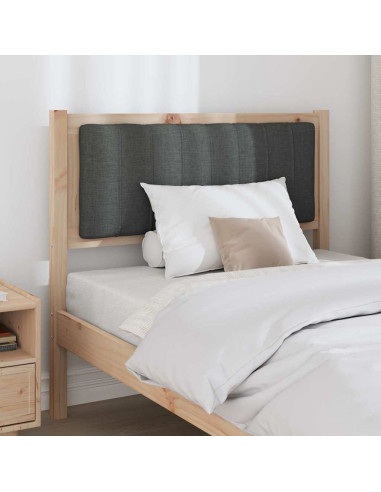 Testiera imbottita con testiera Marrone 90 cm Pino massello