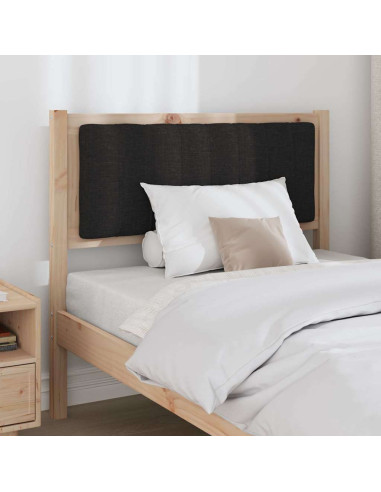 Testiera imbottita con testiera Marrone 90 cm Pino massello