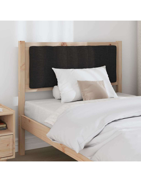 Testiera imbottita con testiera Marrone 90 cm Pino massello