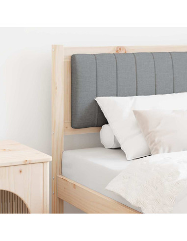 Testiera imbottita con testiera Marrone 80 cm Pino massello
