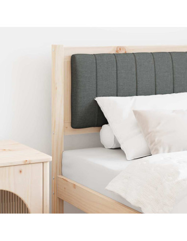 Testiera imbottita con testiera Marrone 80 cm Pino massello