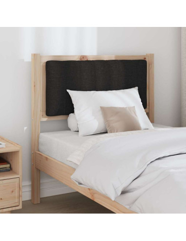 Testiera imbottita con testiera Marrone 80 cm Pino massello