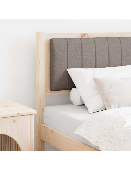 Testiera imbottita con testiera Marrone 80 cm Pino massello