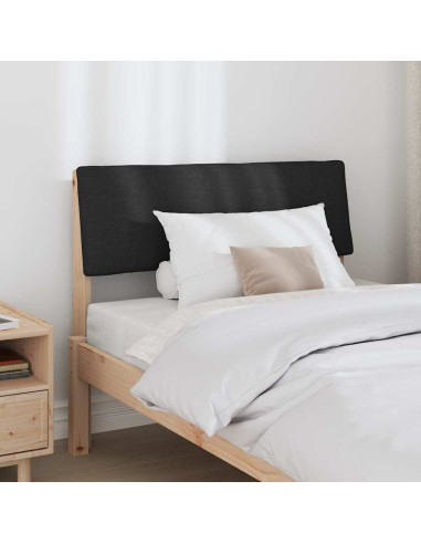 Testiera imbottita Nero 90 cm Pino massello