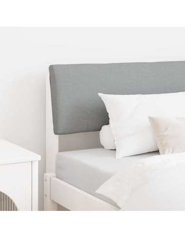 Testiera imbottita Grigio chiaro 90 cm Pino massello