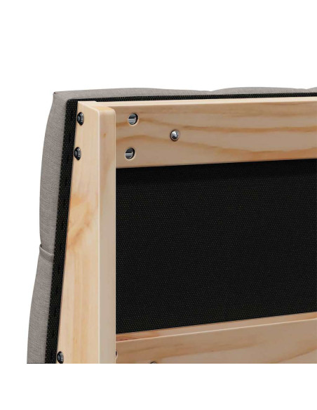 Testiera imbottita Talpa 135 cm Pino massello