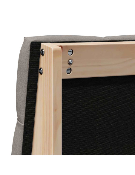 Testiera imbottita Talpa 80 cm Pino massello