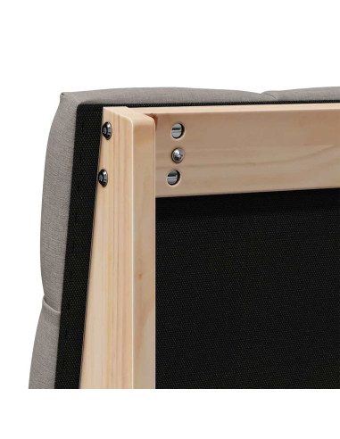 Testiera imbottita Talpa 75 cm Pino massello