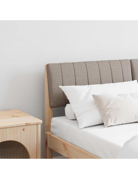 Testiera imbottita Talpa 135 cm Pino massello