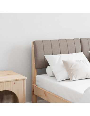 Testiera imbottita Talpa 120 cm Pino massello