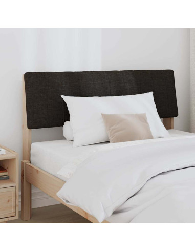 Testiera imbottita Nero 100 cm Pino massello