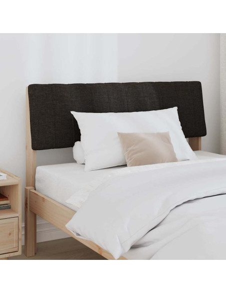 Testiera imbottita Nero 100 cm Pino massello