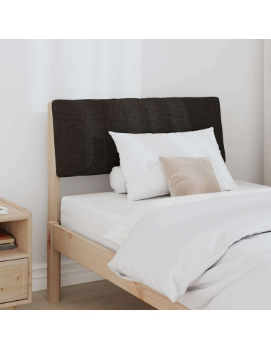 Testiera imbottita Nero 75 cm Pino massello