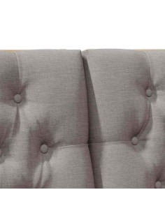 Testiera imbottita Talpa 200 cm Pino massello 2