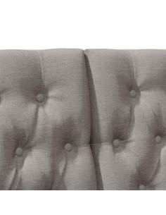 Testiera imbottita Talpa 120 cm Pino massello 2