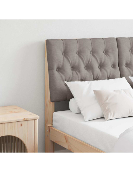 Testiera imbottita Talpa 120 cm Pino massello