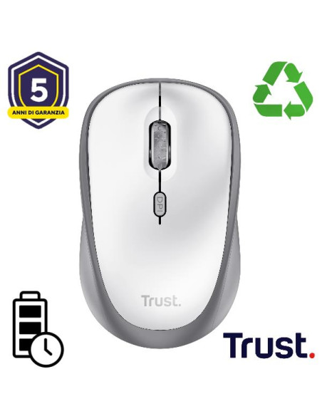 YVI+ WIRELESS MOUSE WHITE