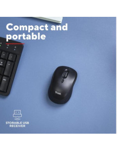 YVI+ WIRELESS MOUSE GLOSSY BLACK 2