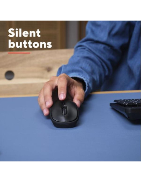 YVI+ WIRELESS MOUSE GLOSSY BLACK