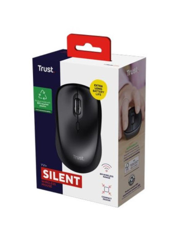 YVI+ WIRELESS MOUSE GLOSSY BLACK