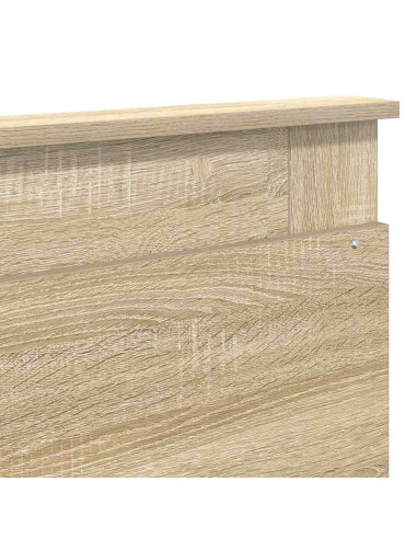Testiera con testiera Rovere Sonoma 200 cm Legno multistrato