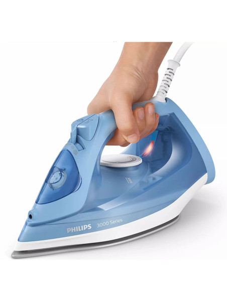 Philips Serie 3000 DST3020/20 ferro da stiro Ferro a vapore Piastra in Ceramica 2200 W Blu