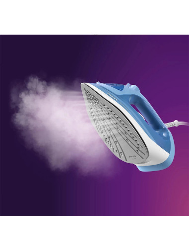 Philips Serie 3000 DST3020/20 ferro da stiro Ferro a vapore Piastra in Ceramica 2200 W Blu