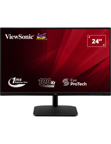 Viewsonic Value Series VA2432-MHD-3 LED display 61 cm (24") 1920 x 1080 Pixel Full HD Nero