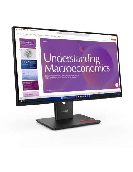 Lenovo ThinkVision T24D-40 Monitor PC 60,5 cm (23.8") 1920 x 1080 Pixel Full HD LCD Nero