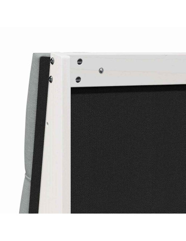 Testiera imbottita Grigio chiaro 75 cm Pino massello