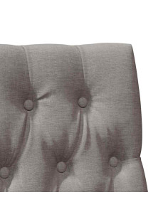 Testiera imbottita Talpa 90 cm Pino massello 2