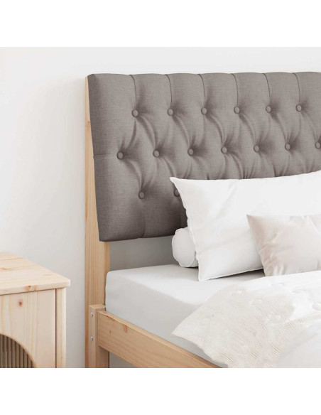 Testiera imbottita Talpa 90 cm Pino massello